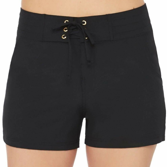 La Blanca Other - La Blanca Black All Aboard Swim Shorts Cover Up